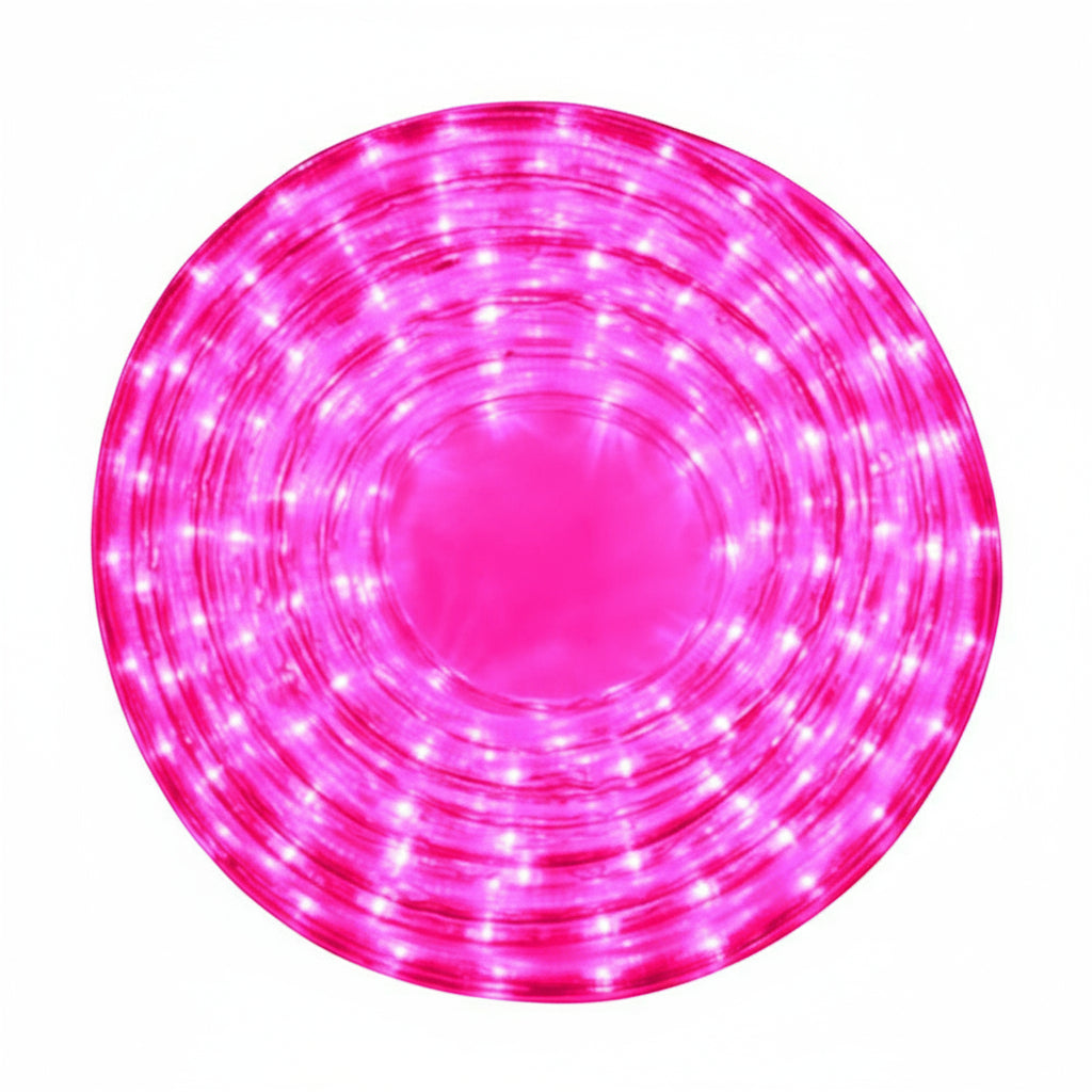 MANGUERA REDONDA ROSA 10 MTS***PROD TEMPORADA*** *** HA. LUMI ***