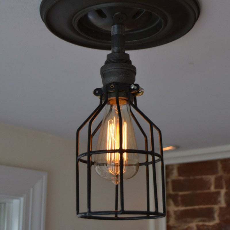 LAMPARA PIPE BIRDCAGE *** HAE *** *** INCLUYE FOCO ***