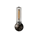 LAMPARA VINTAGE INDUSTRIAL SCONCE LINED CAGE EDISON BLACK *** INCLUYE FOCO *** *** HAE ***