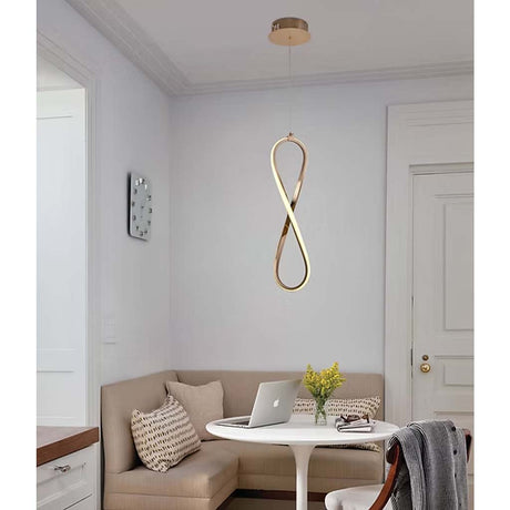 CANDIL LAMPARA COLGANTE LED ELEMENTO CON 3 CAMBIOS DE LUZ PUEDE COLGAR HASTA 3 MTS DE ALTURA 38W ORO