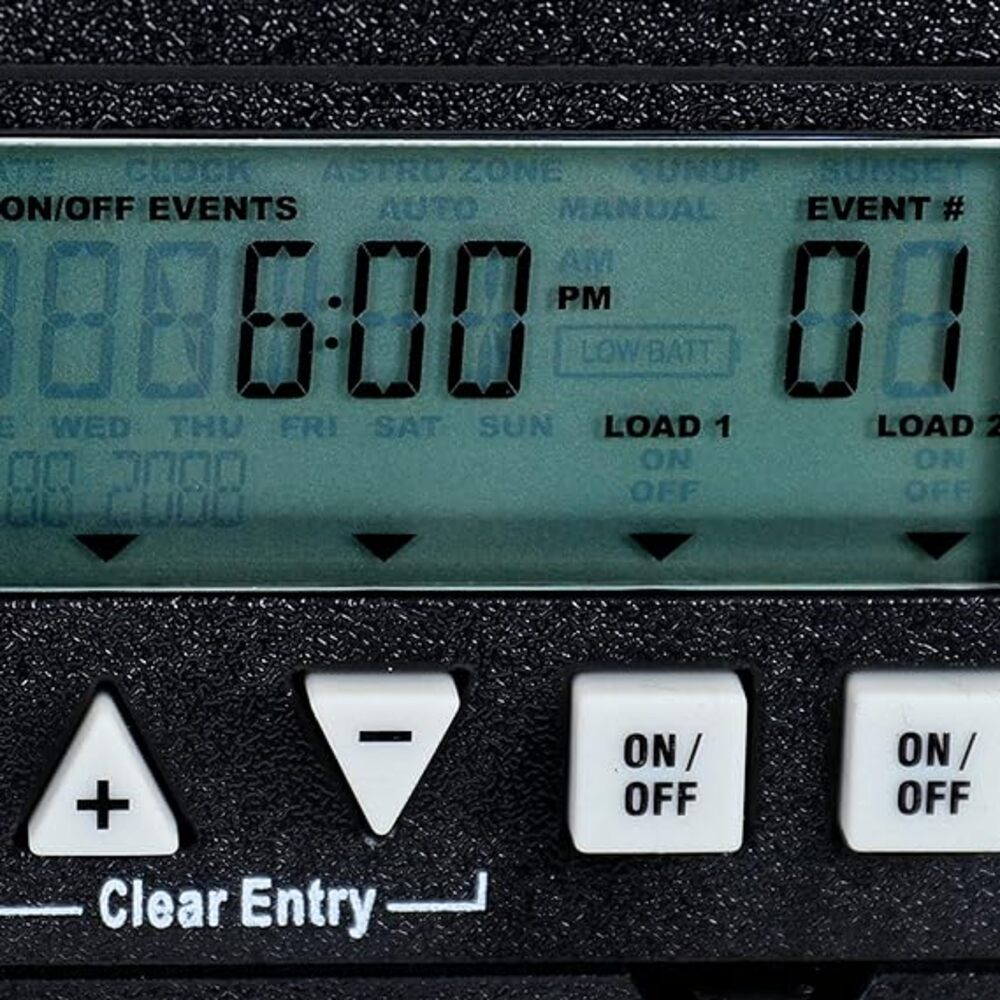 CONTROL ELECTRONICO 24 HRS 2 CIRC 120-277V CA 2SPST CON CAJA METALICA PARA INTERIORES INTERMATIC