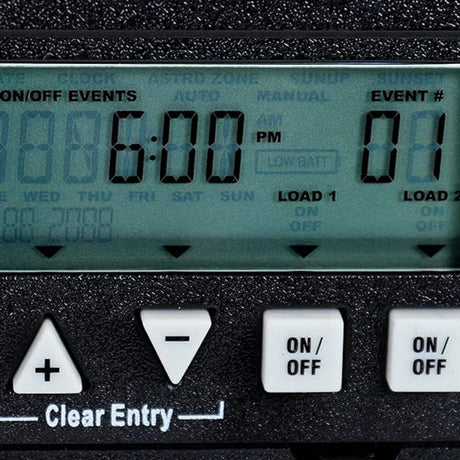 CONTROL ELECTRONICO 24 HRS 2 CIRC 120-277V CA 2SPST CON CAJA METALICA PARA INTERIORES INTERMATIC