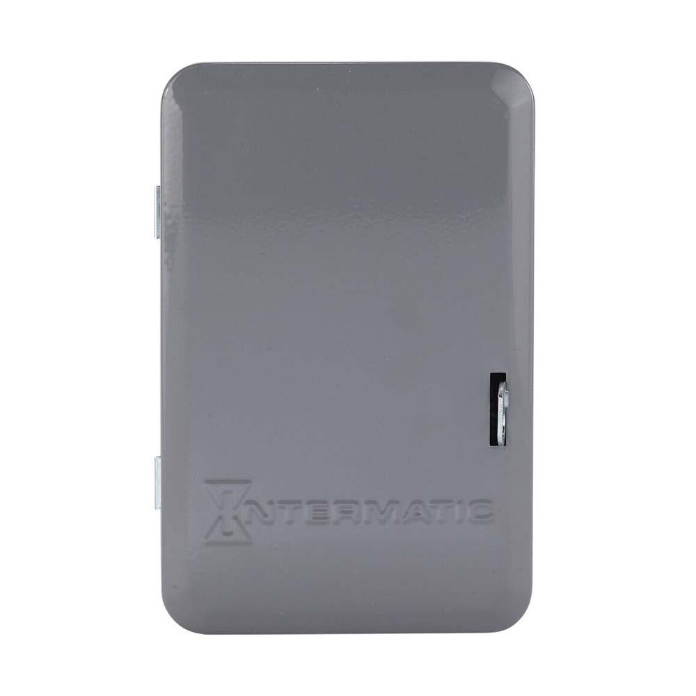 CONTROL ELECTRONICO 24 HRS 2 CIRC 120-277V CA 2SPST CON CAJA METALICA PARA INTERIORES INTERMATIC