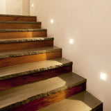 LUZ DE CORTESIA LED EMPOTRABLE 3 W LUZ CALIDA BRILLANTE NO ATENUABLE LED INTEGRADO ETLLED-002/30/B