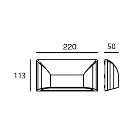 APLIQUE DUAL SMART LED 4W RGB IP65 ESTEVEZ ***HAE2025***