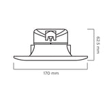 LUMINARIO EMP. DE LED BASIC 12W P/ BOTE MULTIVOLTAJE 6500K MCA MEGAMEX