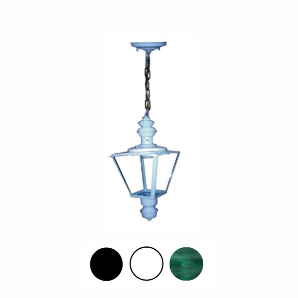 FAROL DE 4 LADOS MEDIANO TECHO NEGRO MCA GUZMAN