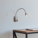 LUMINARIO PARA MURO LED 3W 3000K SATIN CALUX