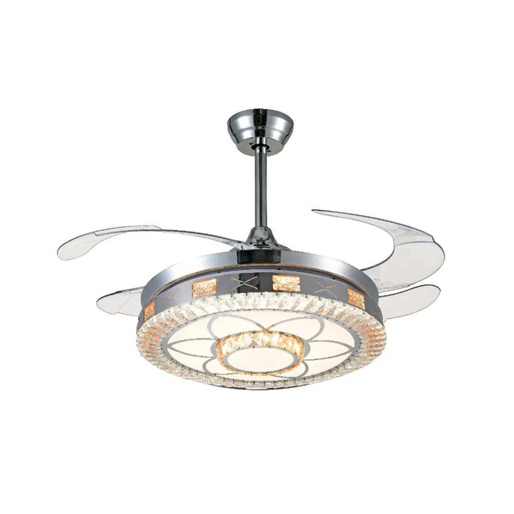 LAMPARA VENTILADOR TECHO 3 PASOS PLATAF8901-42 ***SIN T.E.***