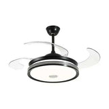 LAMPARA VENTILADOR TECHO 3 PASOS CON BOCINA BLUETOOTH NEGRO ***SIN T.E.***