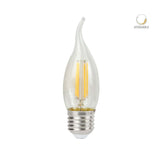 FOCO LED TECNOLITE TIPO VELA ATENUABLE 4.5W LUZ SUAVE CÁLIDA BASE E27