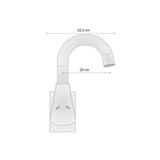MONOMANDO DE COCINA ACABADO CROMO FORTUM FK004