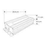 FUENTE DE ALIMENTACION P/ TIRA EXTRAPLANA DE LED 80W 12V SALIDA 100-240V ENTRADA IP67  MCA ILUMILEDS ***HAE 2024***