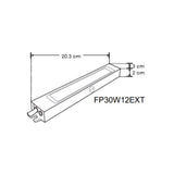 FUENTE DE ALIMENTACION P/ TIRA EXTRAPLANA DE LED 160W 12V SALIDA 100-240V ENTRADA IP67 MCA ILUMILEDS *** HAE ***