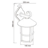 FAROL DE EXTERIOR SARAJEVO TECNOLITE PARA SOBREPONER 26W BASE E27