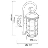 FAROL DE EXTERIOR TECNOLITE TERME PARA SOBREPONER 26W BASE E27
