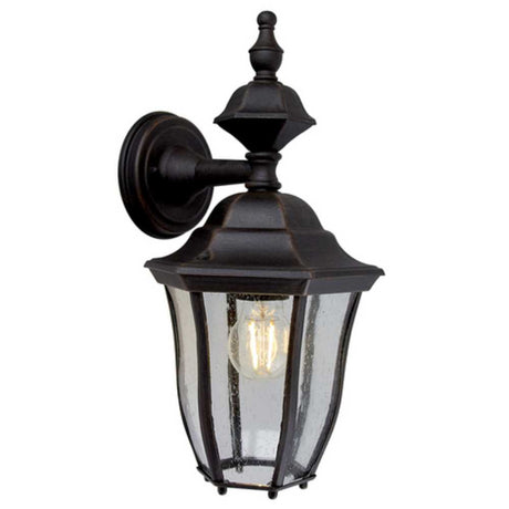 LAMPARA DE PARED ARBOTANTE TIPO FAROL EXTERIOR POTENCIA MAX. 60 W BASE E27 IP44 NO INCLUYE FOCO FTL-6005D/BA