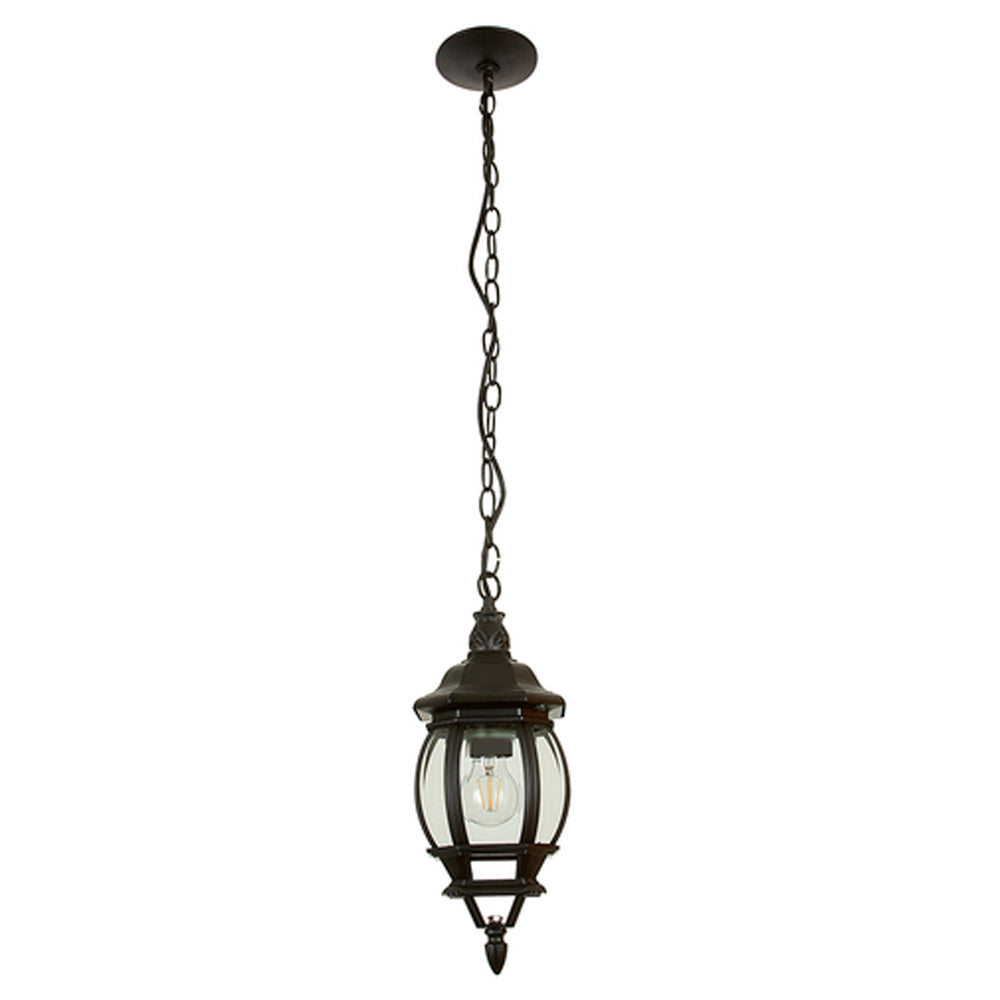 FAROL DE EXTERIOR PARA SOBREPONER SIENA II TECNOLITE 26W BASE E27 NEGRO