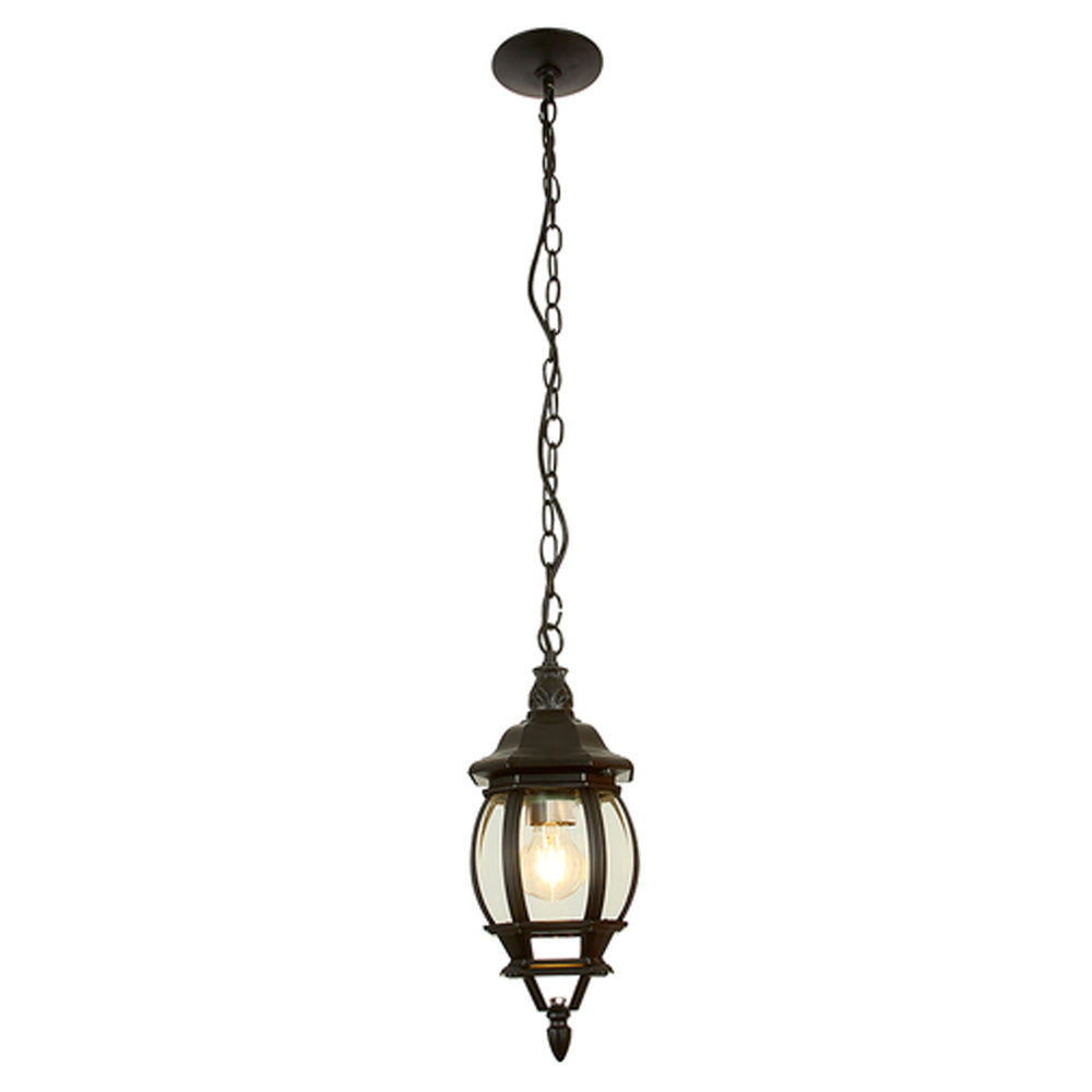 FAROL DE EXTERIOR PARA SOBREPONER SIENA II TECNOLITE 26W BASE E27 NEGRO