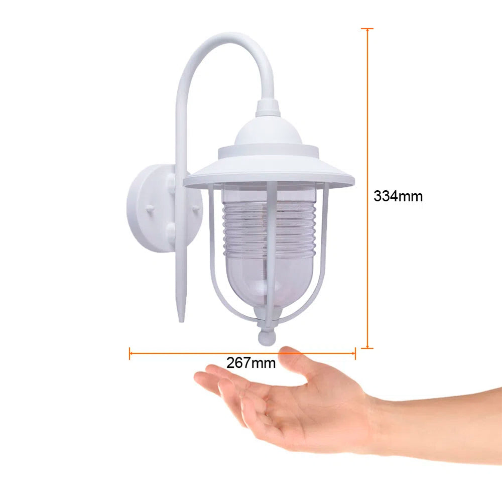 FAROL DE EXTERIOR BIXA TECNOLITE PARA SOBREPONER 20W BASE E27 BLANCO ***TECNOLITE HAE***