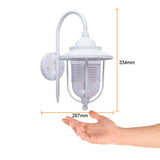 FAROL DE EXTERIOR BIXA TECNOLITE PARA SOBREPONER 20W BASE E27 BLANCO ***TECNOLITE HAE***