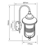 FAROL DE EXTERIOR BIXA TECNOLITE PARA SOBREPONER 20W BASE E27 BLANCO ***TECNOLITE HAE***