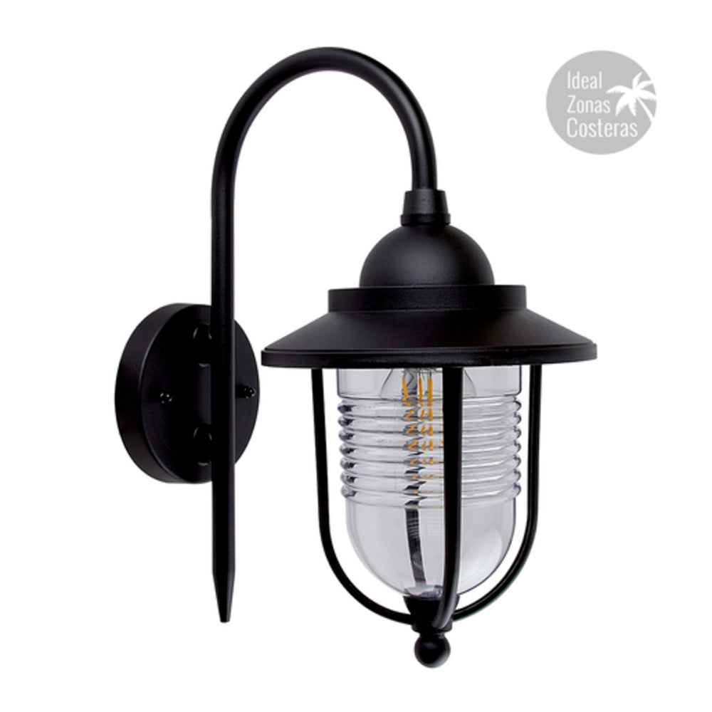 FAROL DE EXTERIOR BIXA TECNOLITE PARA SOBREPONER 20W BASE E27 NEGRO