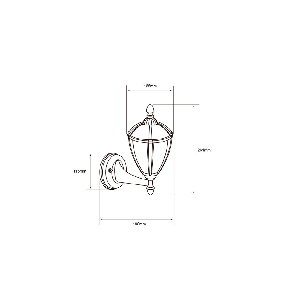 FAROL DE EXTERIOR LED RANGÚN TECNOLITE PARA SOBREPONER 9W LUZ BLANCA NEUTRA