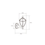 FAROL DE EXTERIOR LED RANGÚN TECNOLITE PARA SOBREPONER 9W LUZ BLANCA NEUTRA