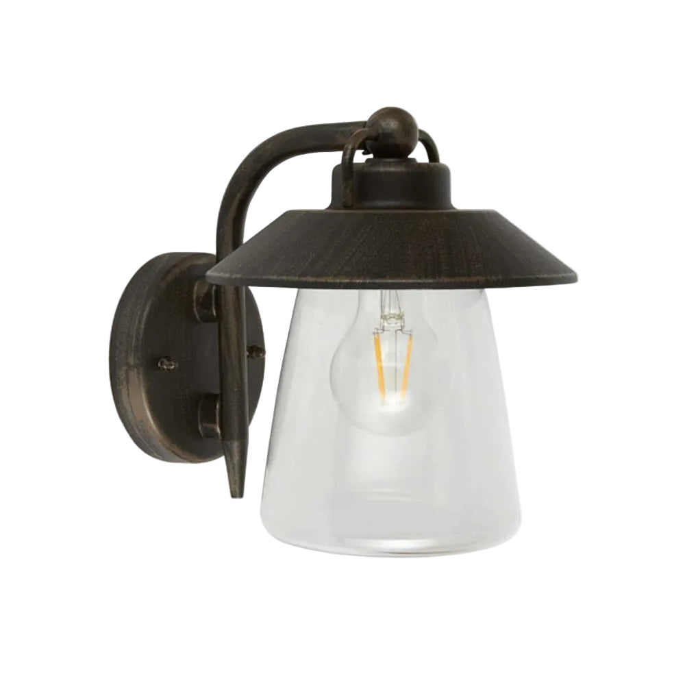 LAMPARA DE PARED ARBOTANTE TIPO FAROL EXTERIOR POTENCIA MAX. 60 W BASE E27 IP44 NO INCLUYE FOCO FTL-3423/BA