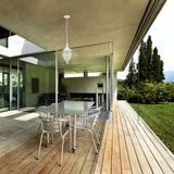 LAMPARA COLGANTE TIPO FAROL EXTERIOR 1 M DE ALTURA POTENCIA MAX. 60 W IP44 NO INCLUYE FOCO FTL-7356/B