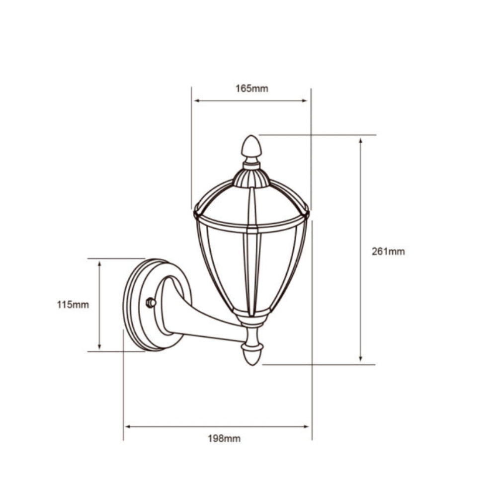 FAROL DE EXTERIOR LED RANGÚN TECNOLITE PARA SOBREPONER 9W LUZ BLANCA NEUTRA ***HAE2025***