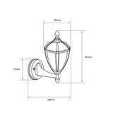 FAROL DE EXTERIOR LED RANGÚN TECNOLITE PARA SOBREPONER 9W LUZ BLANCA NEUTRA ***HAE2025***