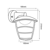 FAROL DE EXTERIOR LED RANGÚN I TECNOLITE PARA SOBREPONER 10W LUZ BLANCA NEUTRA ***TECNOLITE HAE***