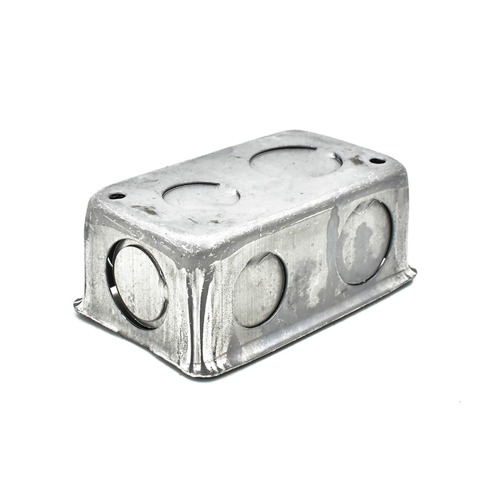 CAJA REGISTRO CHALUPA S/TAPA GALVANIZADA.