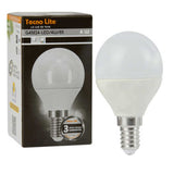 FOCO LED TECNOLITE TIPO GLOBO 4W LUZ DE DÍA BASE E14