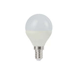 FOCO GLOBO 45 LED 4 W LUZ CALIDA BRILLANTE BASE E14 NO ATENUABLE