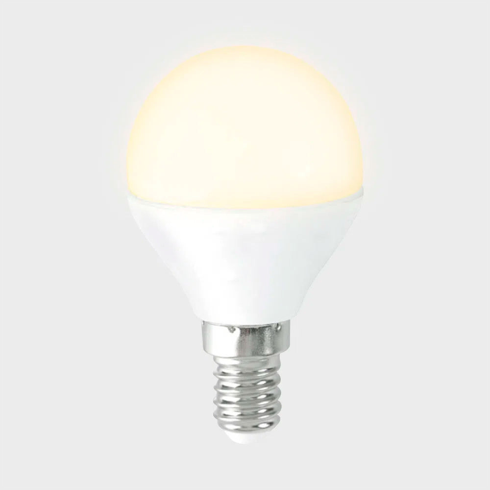 FOCO GLOBO 45 LED 4 W LUZ CALIDA BRILLANTE BASE E14 NO ATENUABLE