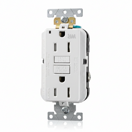 RECEPTACULO DUPLEX ICFT BLANCO SMARTLOCKPRO GRADO INDUSTRIAL LEVITON
