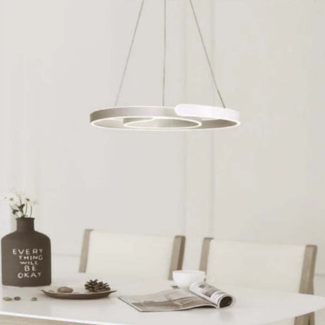 CANDIL DE LED 92W MODERNISTA COLGANTE DIMEABLE BLANCO LEON