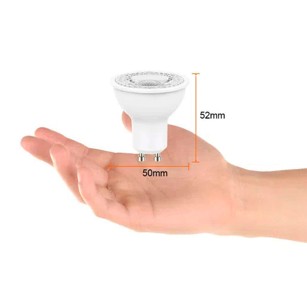 FOCO LED TECNOLITE 5.5W LUZ SUAVE CÁLIDA BASE GU10 *** OFRECER GU10-SMDLED/3W/30 O 88655 ***