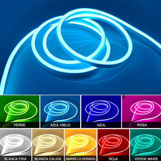 Neon Flex Rosa Tira LED Neon Flex Rosa 4.5W/m | Geng Xin GX00000002729 – Lumi Material ...