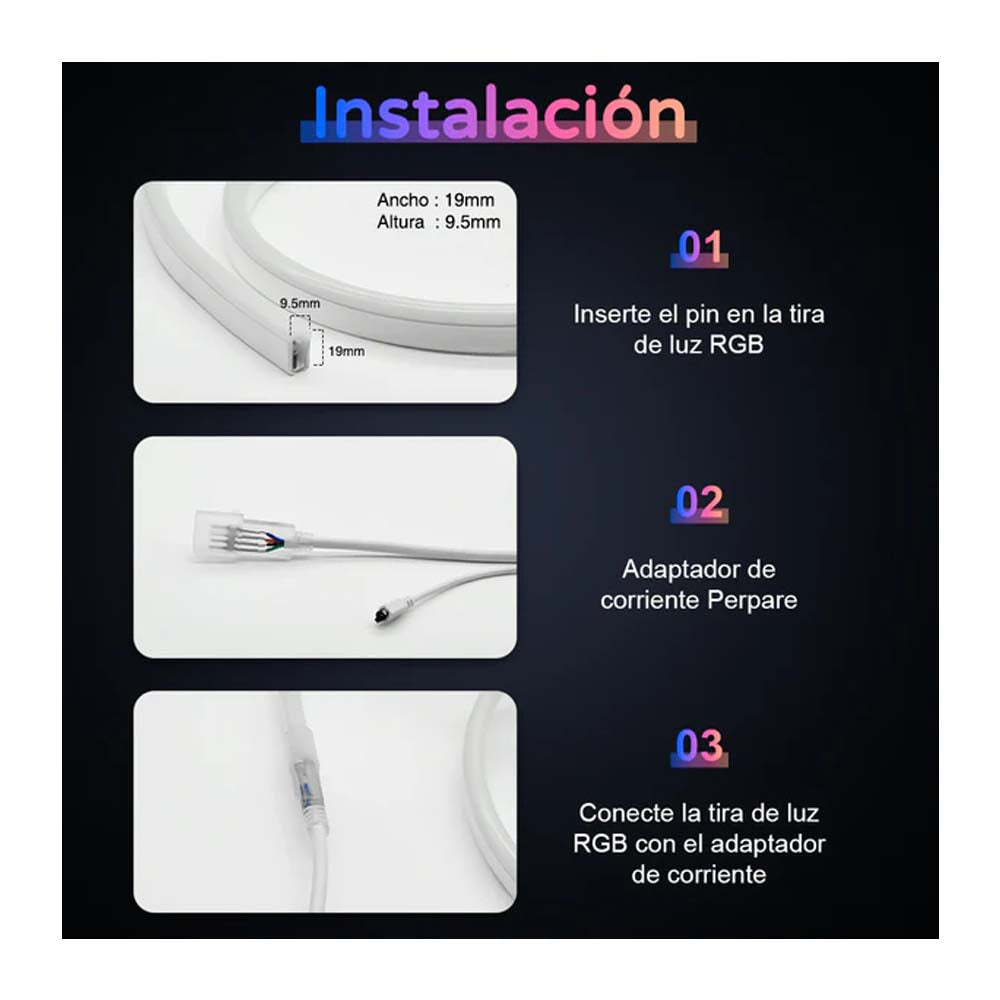 TIRA SUPER 110V 3838 72P 25M RGB MCA GENGXIN