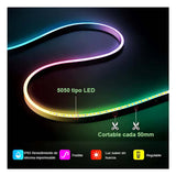 TIRA (NEON FLEX) FUNCIONAMIENTO DE RAYO + 5 FUNCIONES C/CONTROL 40W