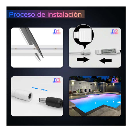 TIRA SUPER(NEON FLEX) CORTE DE 2.5CM ALTO 12MM ANCHO 6MM RGB