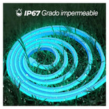 TIRA SUPER 24V LED COB 252P 10MTS AZUL