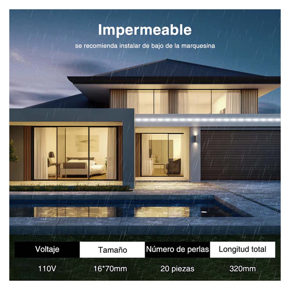 MODULO LED 5 2W 110V 20PZS AZUL