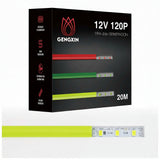 TIRA-2da GENERACION-12V-120P-20M-6MM AMARILLO LIMON