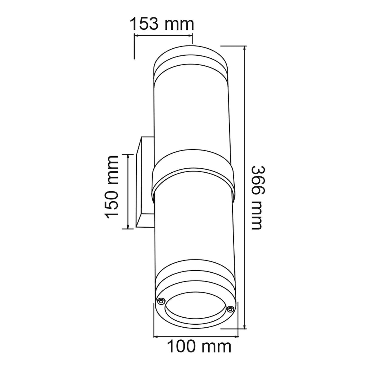 LAMPARA DE EXTERIOR PARA SOBREPONER BASE E27 H-1075/S