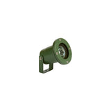 REFLECTOR LED DENIA TECNOLITE SUMERGIBLE DE BAJA PROFUNDIDAD 50W LUZ SUAVE CÁLIDA BASE GX5.3 VERDE